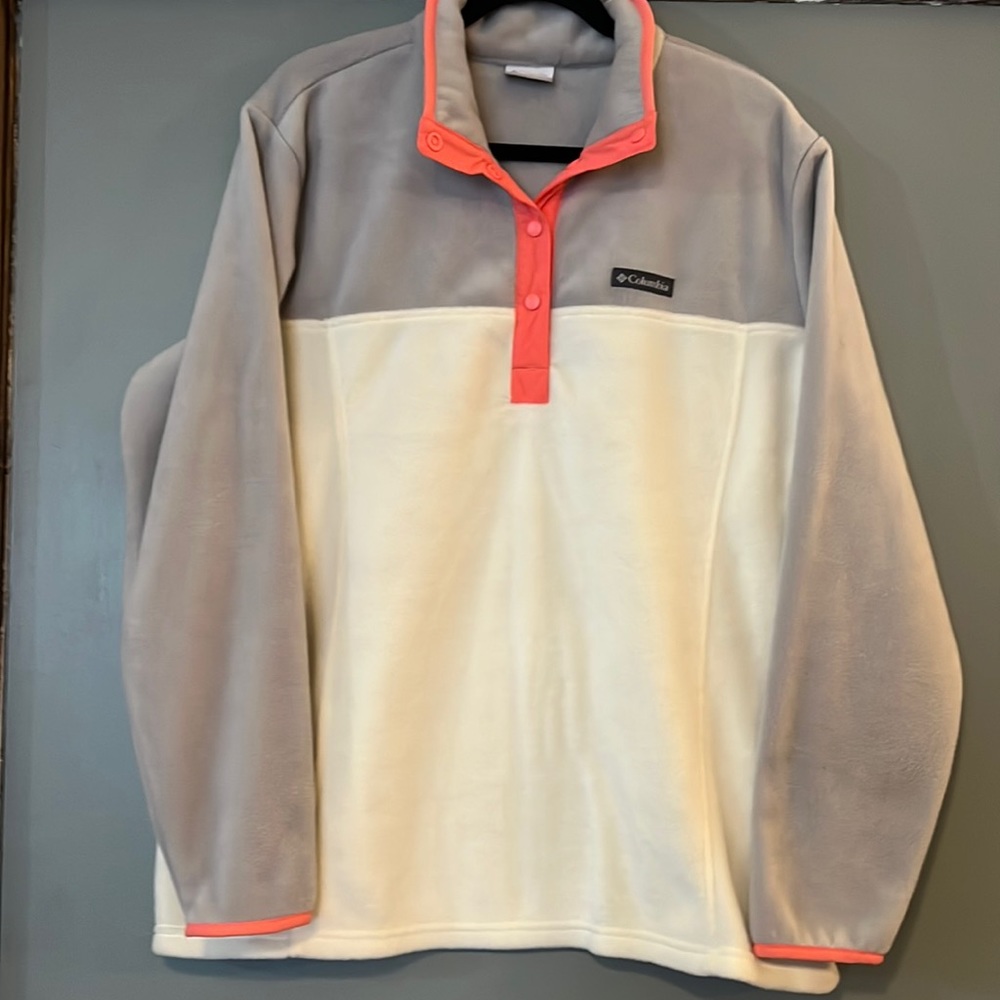 Columbia Benton Springs T Half Snap Fleece Pullover Sweater size 1X